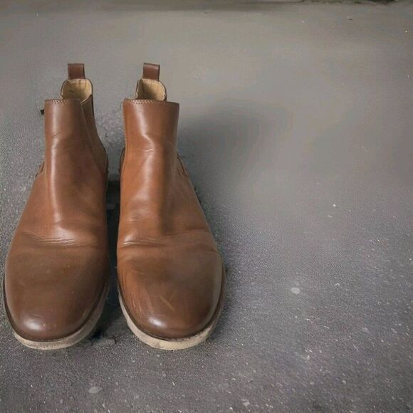 Robert Wayne Men's Brown Oregon Leather Chelsea Boots Size 13 D - Picture 2 of 8
